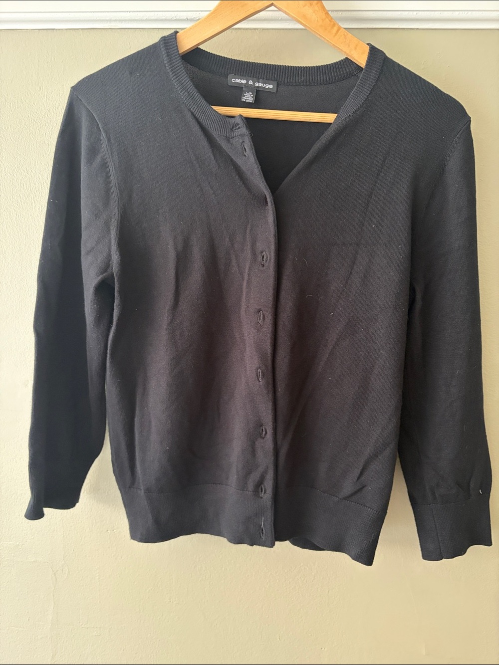 Black womens cardigan